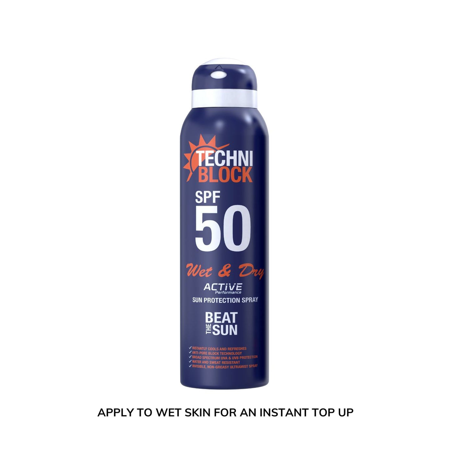 SPF 50 Wet & Dry Sunscreen 150ml x 4 - Half Price Offer