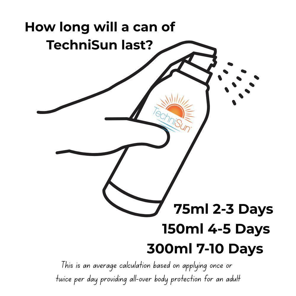 TechniSun SPF 30 Sun Spray – Broad-Spectrum, Hypoallergenic Protection