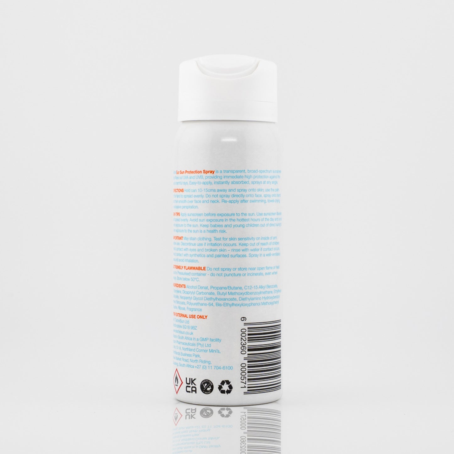 TechniSun SPF 30 Travel Spray – Sensitive Skin Sun Protection