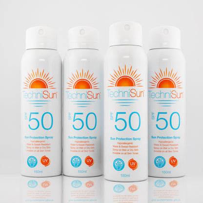 Reef-safe SPF 50 Sun Protection Spray 150ml 4-Pack