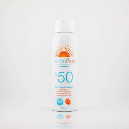 SPF 50 Reef-Safe Sunscreen Spray – Hypoallergenic, Water-Resistant & Non-Greasy