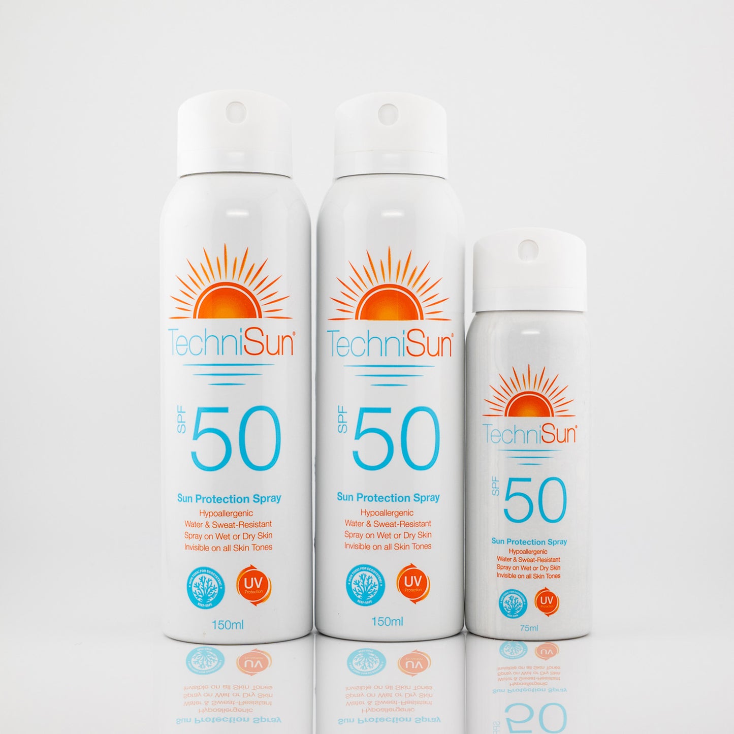 SPF 50 Sun Protection Spray 150ml x 2 (free 75ml)