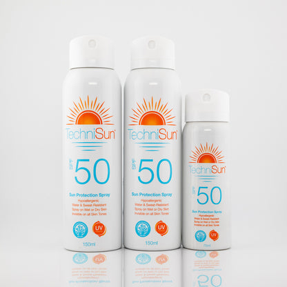 SPF 50 Sun Protection Spray 150ml x 2 (free 75ml)