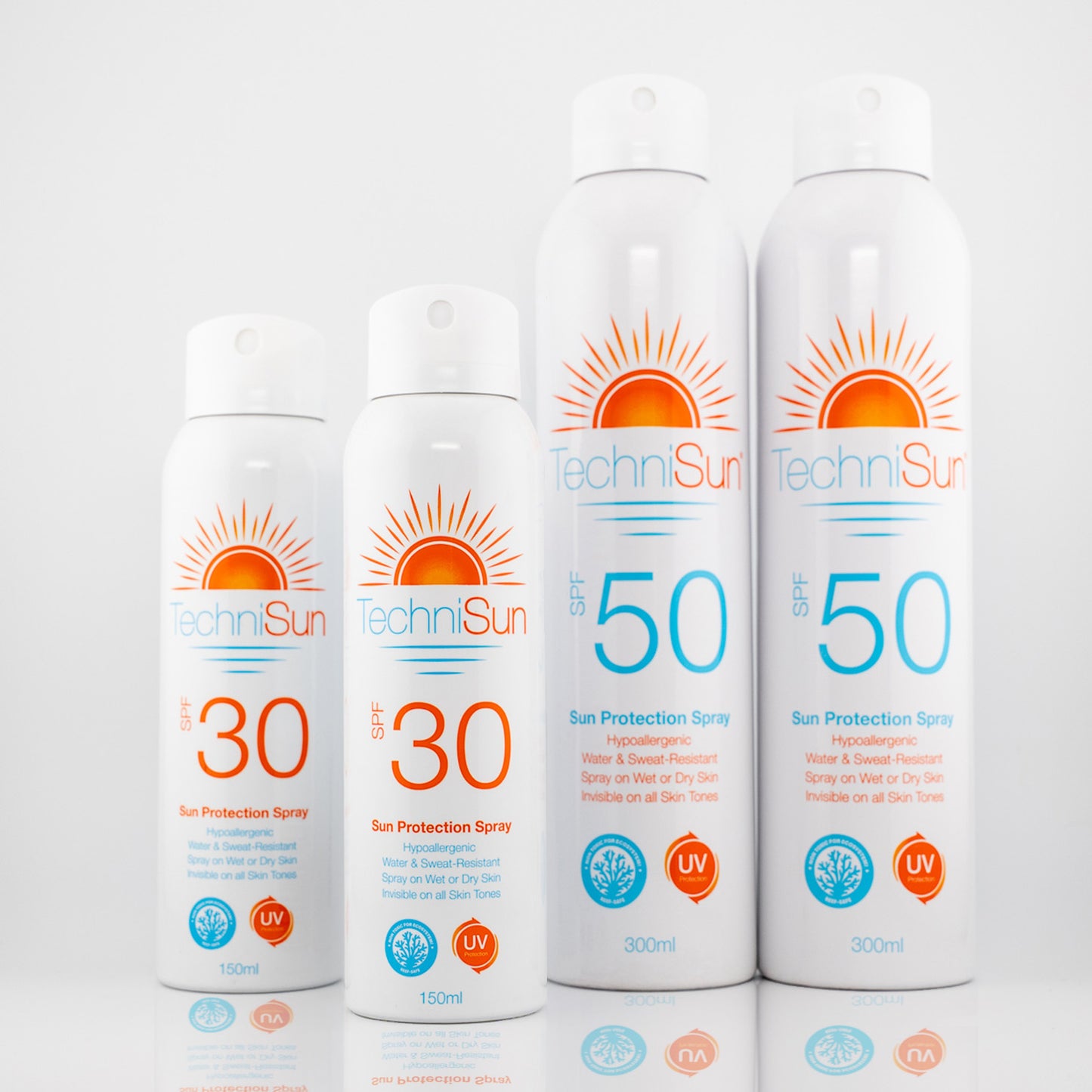 SPF 30 / 50 Reef-Safe Sun Protection Spray Non-Greasy Hypoallergenic