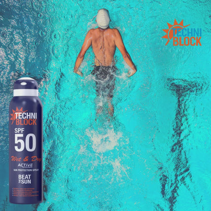 3 for 2 SPF 50 Wet & Dry Sunscreen 150ml